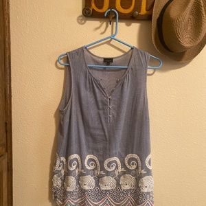 Talbots Tank tunic💙❤️